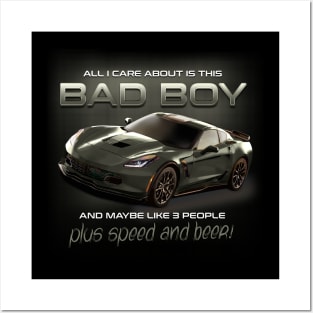 Corvette z06 C7 BAD Posters and Art